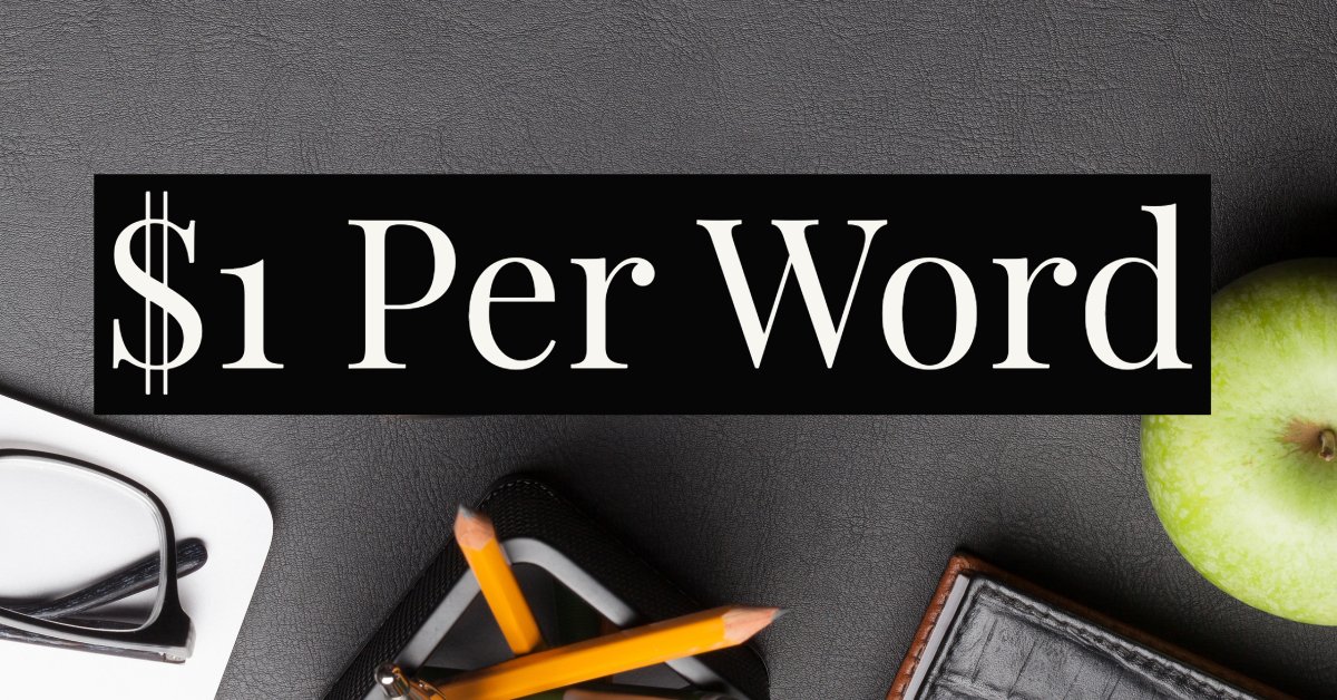 get paid per word